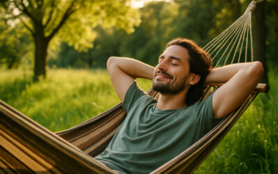 Das Leben entfaltet sich, während Sie sich entspannen